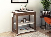 KITCHEN CASTANHAL REF AZ1031 CART WHITE/WALNUT (